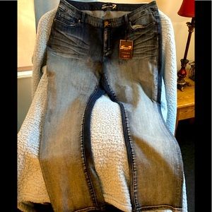 Seven Jeans plus size Luxe w/bling pockets New